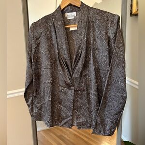 Anna Kriste One Button Jacket Vintage NWT Size 8